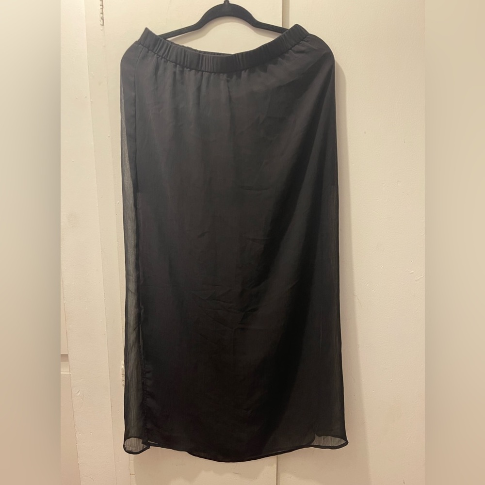 Express sheer maxi skirt